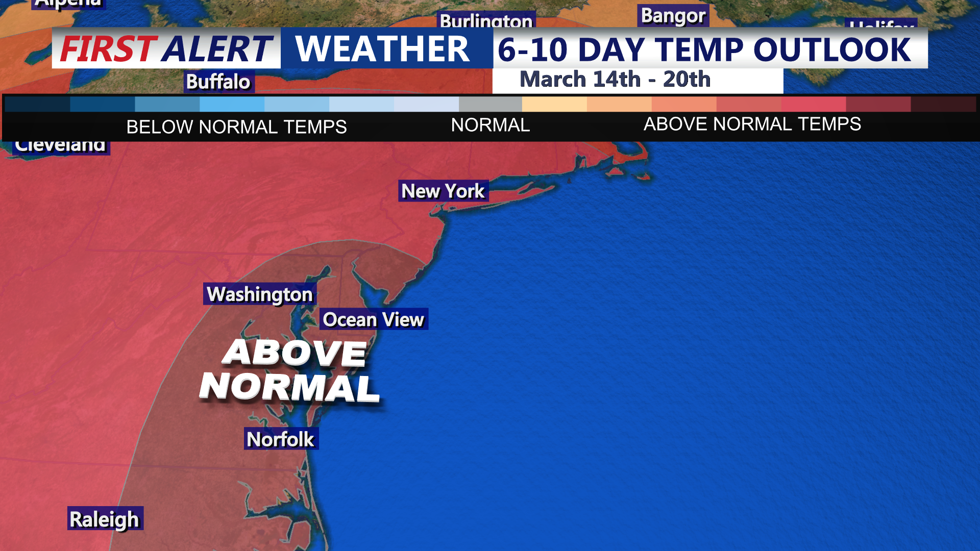 8-14 Day Temperature Trend
